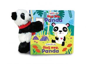 Pattanj pajtás plüss barát képeskönyvvel - Ölelj meg panda