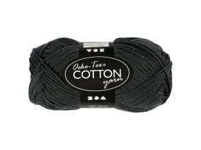 Pamutfonal, antracit, 50gr, 170m