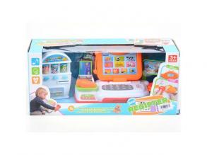 Fiús pénztárgép italautomatával, fénnyel és hanggal