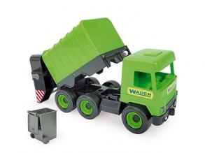 Middle Truck: Kukás autó 43cm zöld - Wader