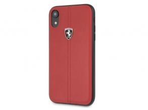 Ferrari Heritage iPhone XR kemény csikos piros tok