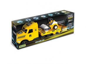 Magic Truck Technic: Kamion úthengerrel és fénnyel 80cm - Wader