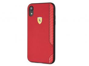Ferrari On-Track Racing Shield iPhone XR puha gumi piros tok