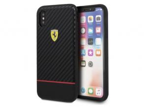 Ferrari On-Track racing iPhone X/XS karbon és puha gumi tok