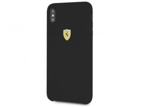 Ferrari iPhone XS MAX SF szilikon fekete tok