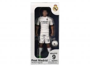 Real Madrid Kylian Mbappe futballfigurája, 20 cm