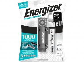 Energizer Fejlámpa Hybrid + 2x123 + 1x18650 akku