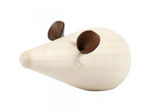 Natúr fa egérke dekoráció