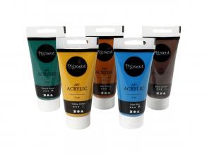 Pigment Art akrilfesték natúr, 5x75 ml