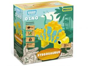 Baby Bloks: Stegosaurus építőjáték szett 14db-os - Wader