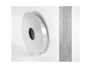 IRIS szalag hópihés ezüst 15mm/10méter