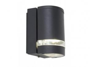 LED lámpatest , oldalfali , GU10 foglalat , sötét szürke , kültéri , IP44 , LUTEC , FOCUS