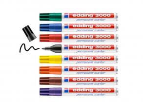 Filctoll Permanent Edding 3000 kerek 1,5-3 mm, 10 db