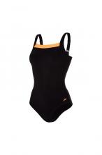 Contour Renew Speedo női fekete/fluoreszkáló narancsárga színű úszódressz