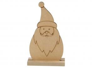 Fa karácsonyi figura - Mikulás