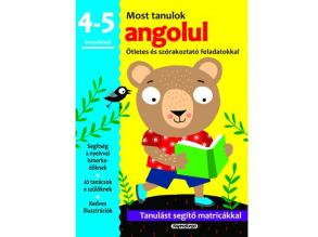 Most tanulok... angolul 4-5 éveseknek készségfejlesztő matricás füzet