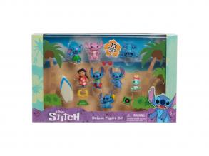 Stitch Deluxe figurás játékkészlet, 13 darabos.