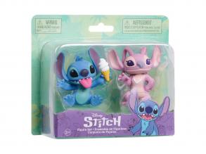 Stitch és Angel játékfigurák, 2 darab.