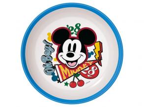 Műanyag Mickey mélytányér