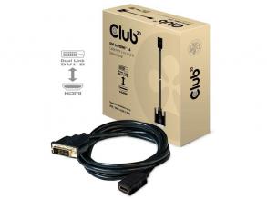 CLUB3D DVI - HDMI 1.4 2m kétirányú kábel