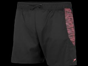 Sport Printed 16 Speedo férfi fekete/piros színű úszó rövid nadrág