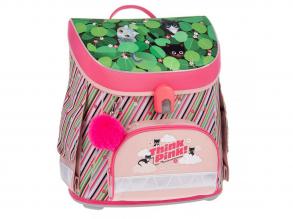 Ars Una: Think Pink kompakt ergonomikus mágneszáras iskolatáska, hátizsák 33x41x24cm