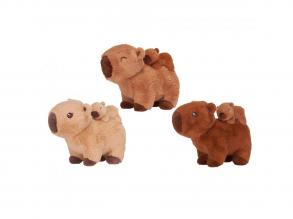 Plüss kapibara figura bébivel, 3 féle, 1 db, 25 cm