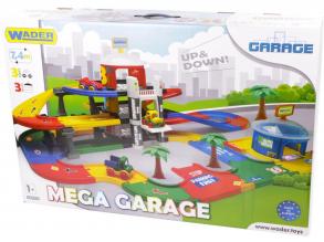 Kid Cars 3D-Mega garázs szett 7m +3autó