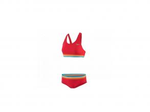 Solid U-Back 2 Piece Speedo női láva piros színű fürdőruha
