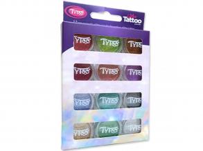 TyToo: Multi színek válogatása csillámpor szett 12x2,5ml