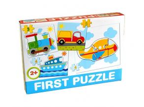 Járműves Bébipuzzle - D-Toys