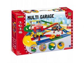 Mega garázs pálya kisautókkal 9,1m - Wader