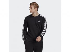 M 3S Ft Swt Adidas férfi fekete/fehér színű Core pulóver