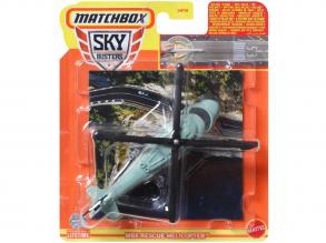 Matchbox Skybusters: MBX Rescue helikopter modell- Mattel