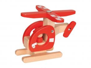 Goki fa helikopter piros