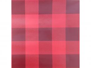 Piros kockás csomagolópapír 200x70cm