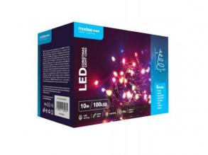 Led fényfüzér , beltéri/kültéri , RGB , 100 LED , 10 m , IP44 , Modee