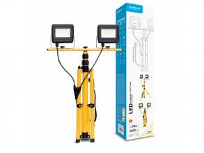 Modee LED Reflektor Munkalámpa állvánnyal 2x30W 120° 4000K (6600 lumen) A2-serie