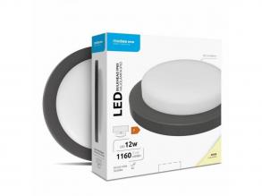 Modee LED Hajólámpa Kerek 12W 4000K (D151x38mm) IP65 (1160 lumen) fekete