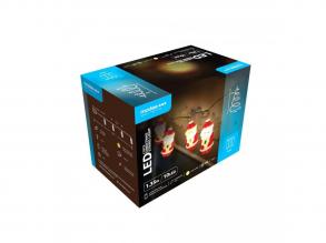 Modee Karácsonyi LED Füzér Plastic Elemes C1013 (10LED/1,35m/15cm) warm