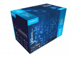 Modee Karácsonyi LED Füzér Plastic Adapteres C2017 (384LED/2,1m) cold