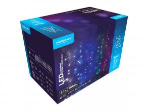 Modee Karácsonyi LED Füzér Plastic Adapteres C2018 (384LED/2,1m) multicolor