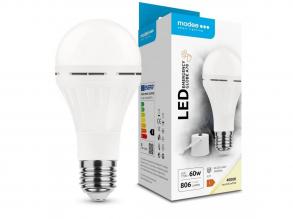 Modee LED Emergency Izzó Globe A78 7,5W E27 180° 4000K (806 lumen)