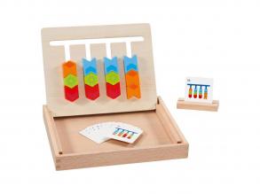 Goki fa színválogató tábla fadobozban