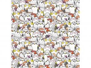 Cardex: Vidám madarak mintás csomagolópapír 100x70cm