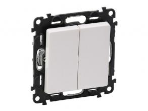 Legrand 752108 Valena Life fehér kettős váltókapcsoló 10 AX