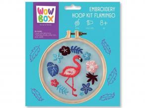 WowBox: Hímzőkészlet flamingó mintával