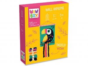 WowBox: Makramé falidísz kreatív készlet tukán mintával