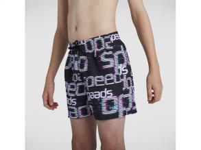 Printed 13" Speedo gyerek fekete/fehér színű úszó rövid nadrág