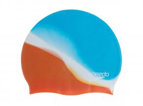 Színes Szilikon Speedo unisex kék/narancs színű úszósapka